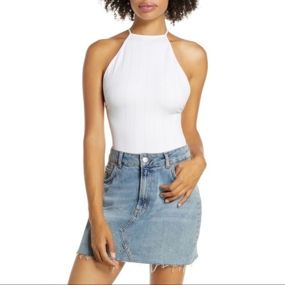 NWT Free People Bridget Bodysuit White XS/S